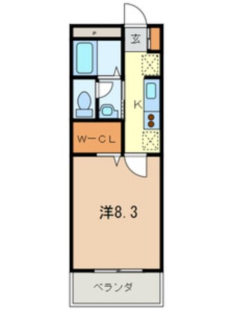 マイシティ上小町の物件間取画像